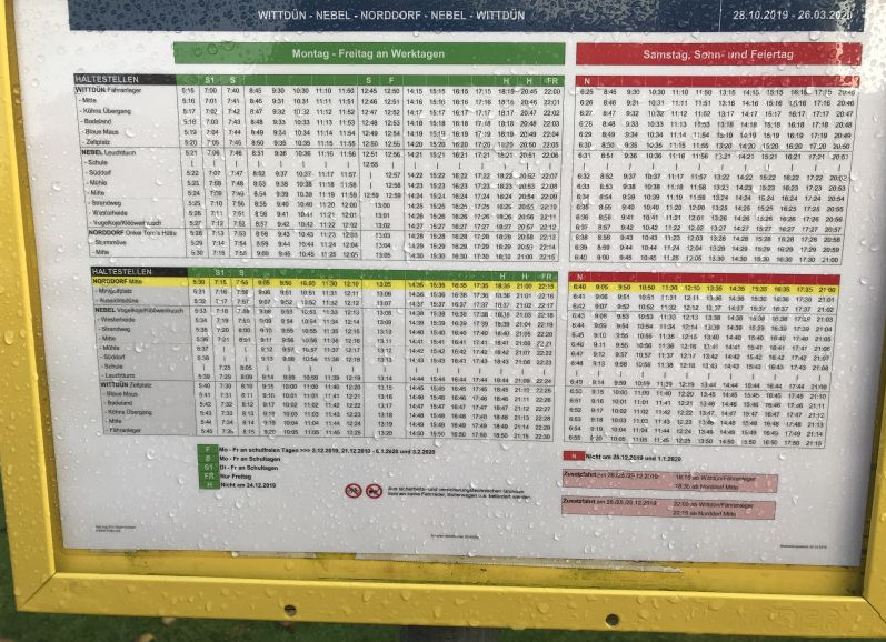 Busfahrplan