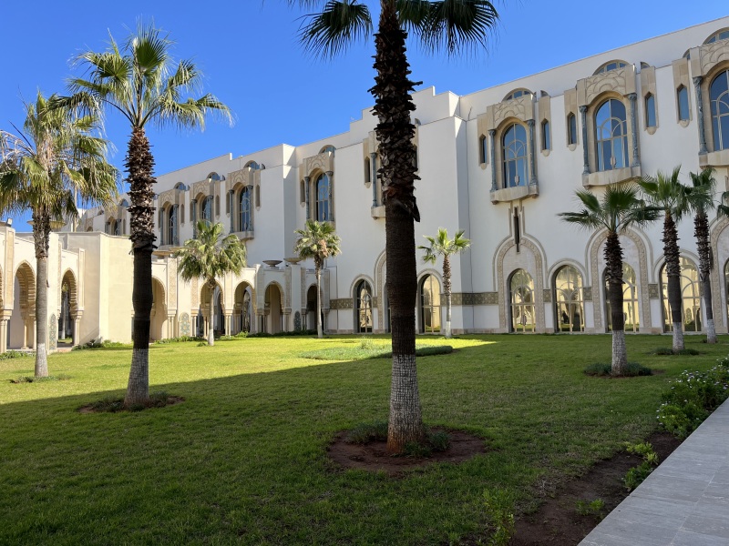 Seitengebäude Hasan-II.-Moschee in Casablanca
