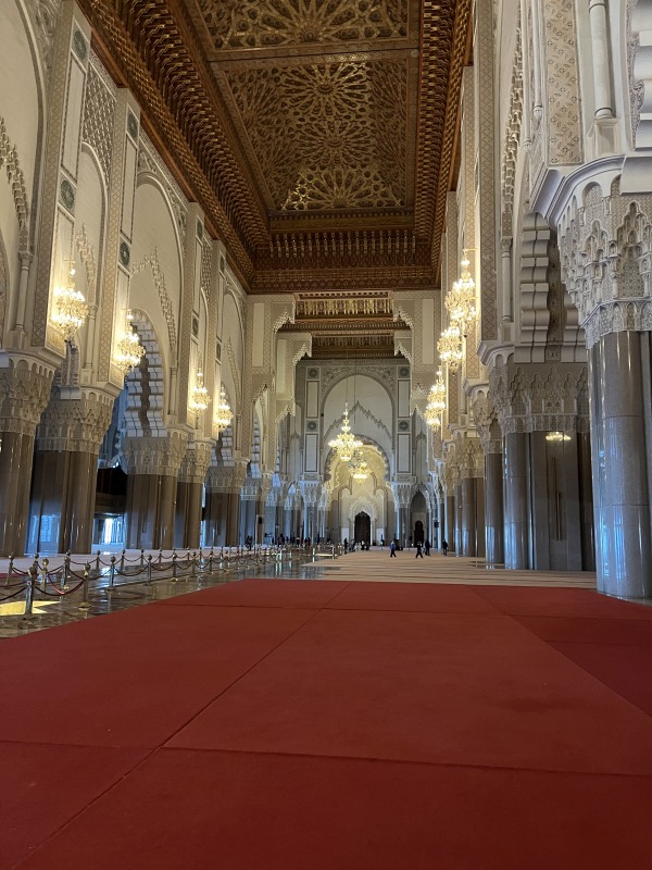 Gebetshalle Hasan-II.-Moschee in Casablanca