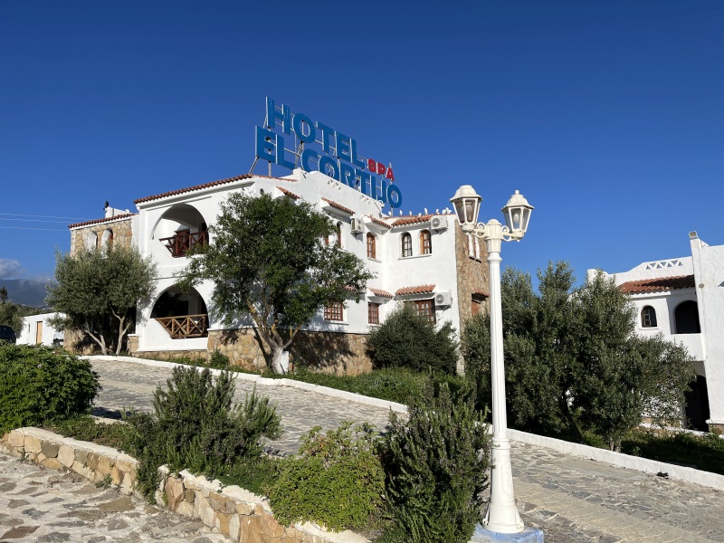 Hotel Chefchaouen im Rif-Gebirge.