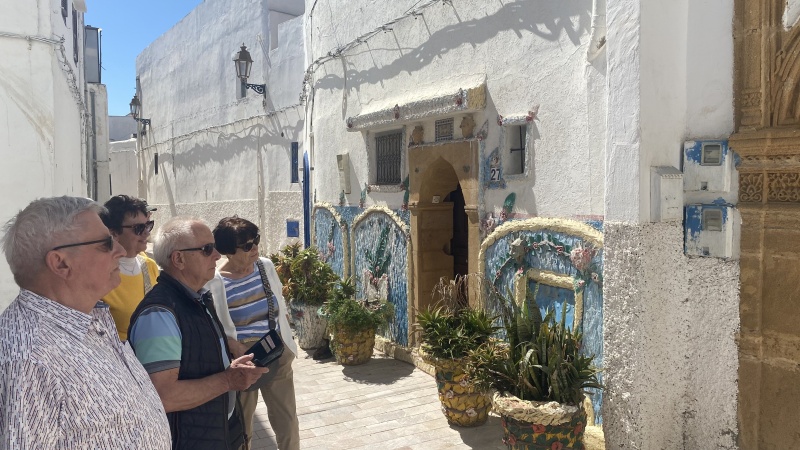 Kasbah des Oudayas in Rabat, Blick auf Flussmündung