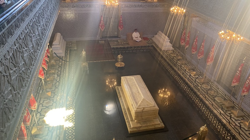 Innenraum Mausoleum Mohamed V.