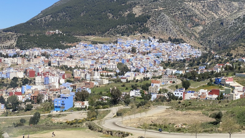 Gesamtansich Medina Chefchaouen