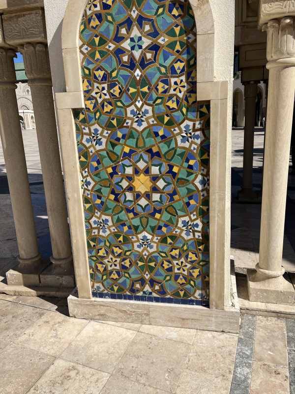 Mosaik Hasan-II.-Moschee in Casablanca