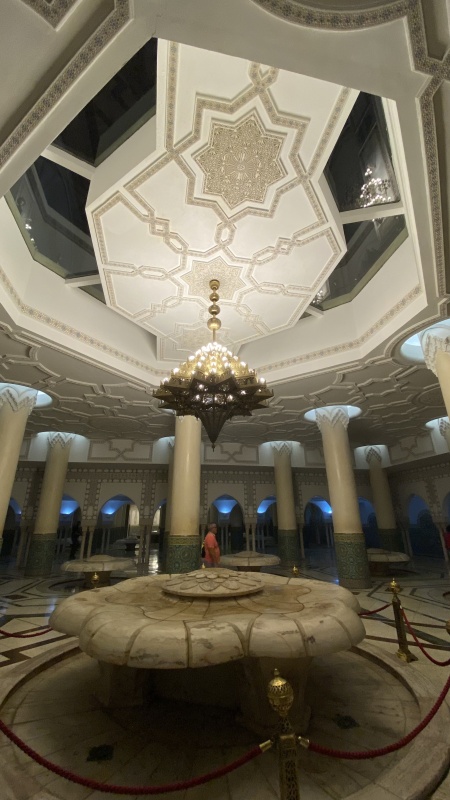 Waschraum in Hasan-II.-Moschee in Casablanca